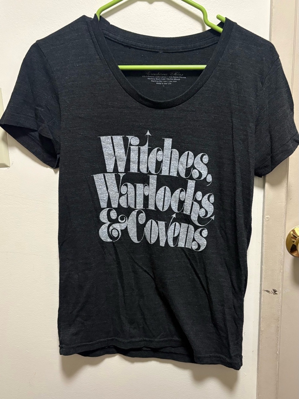 Black Graphic Tee - Witches Warlocks & Covens